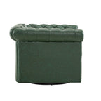 Christopher Knight Home - Chesterfield Swivel Club Chair with Deep Button Tufting and 360-Degree Rotation