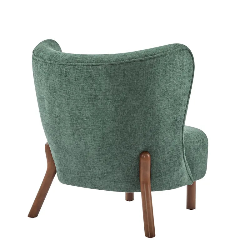 Christopher Knight Home - Camille Modern Upholstered Armless Accent Chair with Plush Seating and Solid Wood Frame