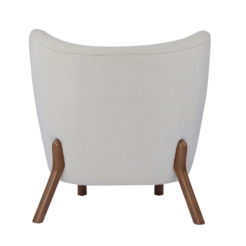 Christopher Knight Home - Camille Modern Upholstered Armless Accent Chair with Plush Seating and Solid Wood Frame