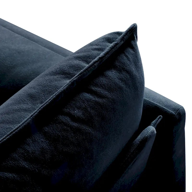 Ensemble de canapés 2 places en chenille « Cloud » de 192 cm avec assise profonde et 4 oreillers