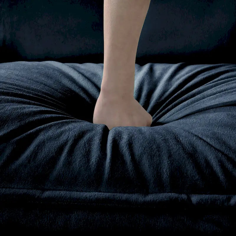 Ensemble de canapés 2 places en chenille « Cloud » de 192 cm avec assise profonde et 4 oreillers