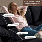 Ensemble de canapés 2 places en chenille « Cloud » de 192 cm avec assise profonde et 4 oreillers