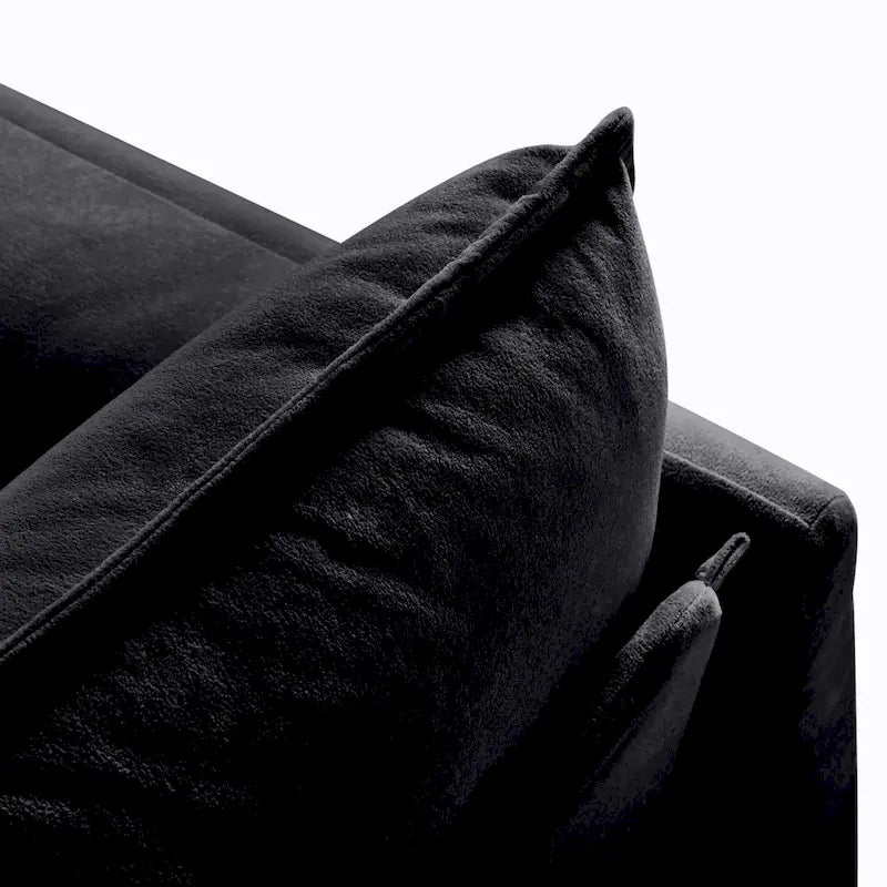 Ensemble de canapés 2 places en chenille « Cloud » de 192 cm avec assise profonde et 4 oreillers