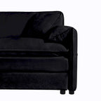 Ensemble de canapés 2 places en chenille « Cloud » de 192 cm avec assise profonde et 4 oreillers