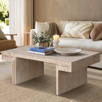 Premium Vintage Industrial Coffee Table with Double-Tier Structure for Living and Office Spaces