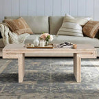 Premium Vintage Industrial Coffee Table with Double-Tier Structure for Living and Office Spaces