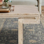 Premium Vintage Industrial Coffee Table with Double-Tier Structure for Living and Office Spaces