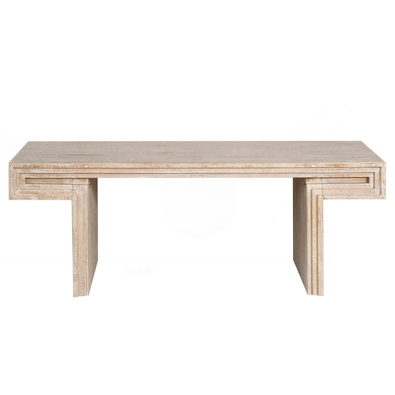 Premium Vintage Industrial Coffee Table with Double-Tier Structure for Living and Office Spaces