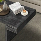 Premium Vintage Industrial Coffee Table with Double-Tier Structure for Living and Office Spaces