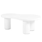 Ensemble de 2 tables basses gigognes Cloud avec petite table d'appoint ronde