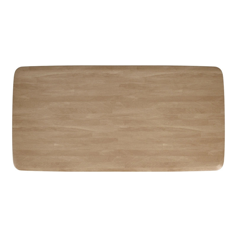 Norvik Wave Base Wood Dining Table by iNSPIRE Q Modern