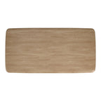 Norvik Wave Base Wood Dining Table by iNSPIRE Q Modern