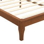 Cadre de lit plateforme en bois de bambou massif Harper&Bright Designs