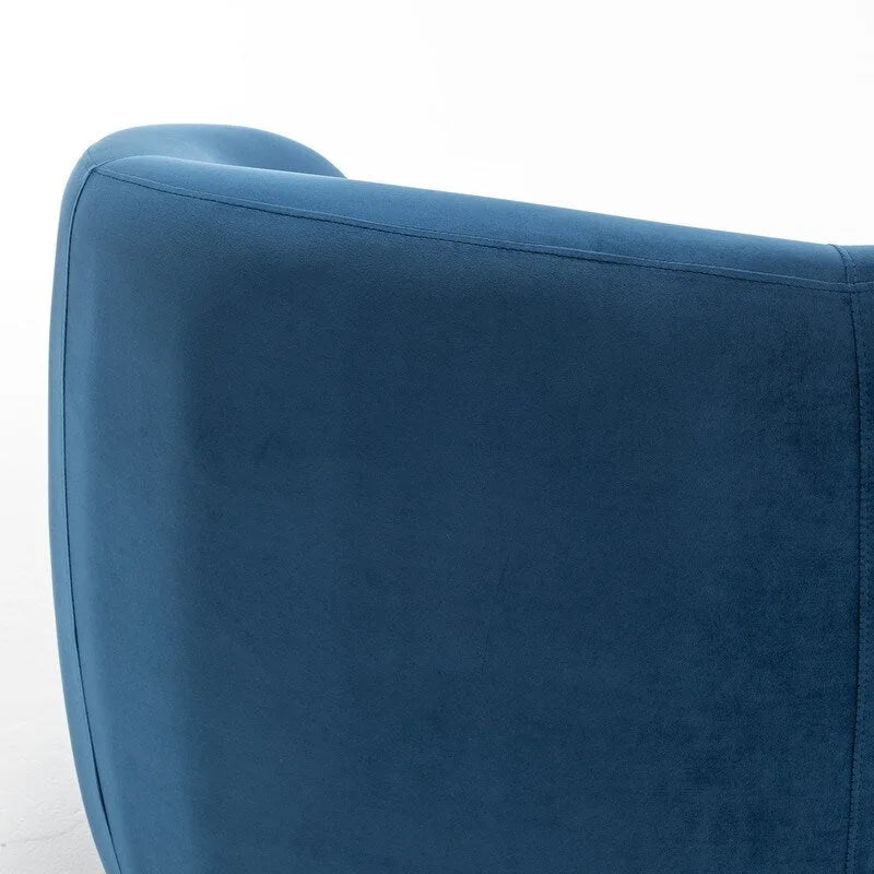 SEYNAR Modern Glam Velvet Upholstered 360 Degree Swivel Accent Armchair