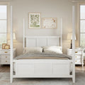 Queen Solid Pine Four Poster Bed with 75 Tall Frame