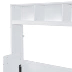 Full/Queen Smart Murphy Bed with Wardrobe & Storage, Space-Saving System