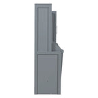 Full/Queen Smart Murphy Bed with Wardrobe & Storage, Space-Saving System