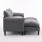 Canapé Modulable Cabriolet 69 Places avec Ottoman et Rangement