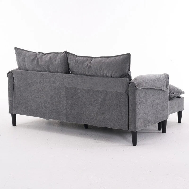 Canapé Modulable Cabriolet 69 Places avec Ottoman et Rangement
