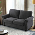 Causeuse en velours doux