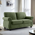 Causeuse en velours doux
