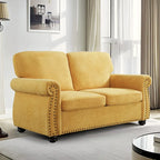Causeuse en velours doux