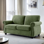 Causeuse en velours doux
