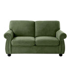 Causeuse en velours doux