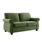 Causeuse en velours doux