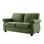 Causeuse en velours doux