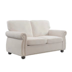 Causeuse en velours doux