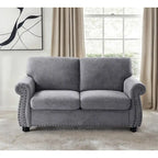 Causeuse en velours doux
