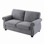 Causeuse en velours doux