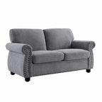 Causeuse en velours doux