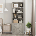 Tall Bookcase with Doors