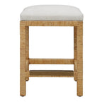Hand Woven Solid Counter Stool - 26 - Brown