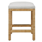 Hand Woven Solid Counter Stool - 26 - Brown