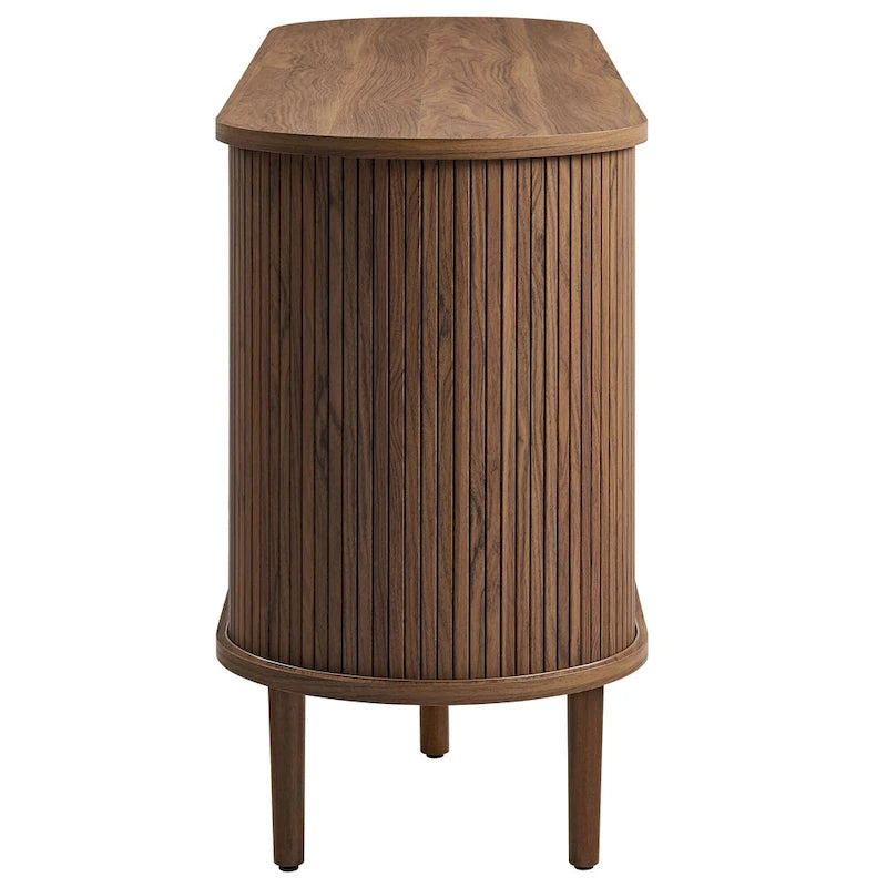 Harlan 67 Fluted Oval Sideboard Cabinet