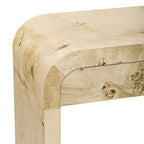 Retro Style Console Table with 2 Storage Drawers, Modern Entryway Table Sofa Table with Sleek Minimalist Legs for Living Room