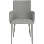 SAFAVIEH Elois Chaise de salle à manger moderne du milieu du siècle, blanche, avec accoudoirs - 23,6 L x 21,6 P x 35,5 H - 24Lx22Px36H