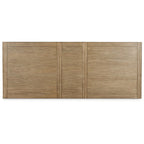 Myka Dining Table, Extension Leaf, Rectangular Brown Wood 80-98 Inch