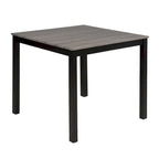 5 Piece Counter Height Table Set, Wooden Kitchen Table and Chairs Set with Square Table and 4 Upholstered Chairs