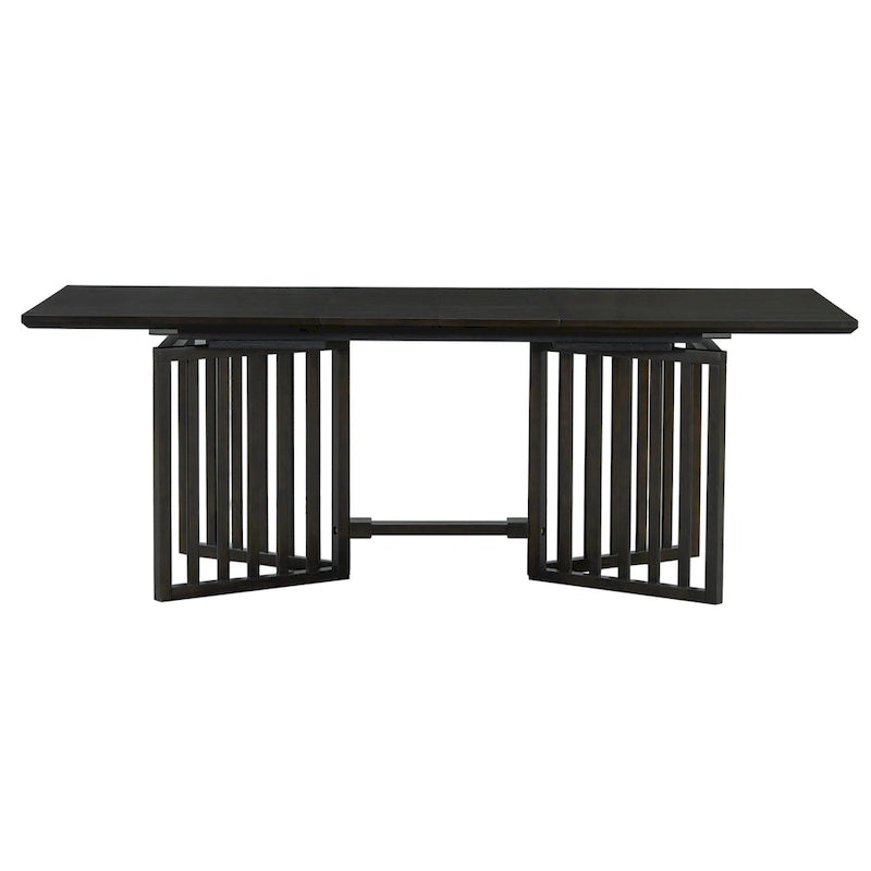 Farmhouse 9-Piece Dining Table with 212 Removable Leaves & 8 Dining Chairs