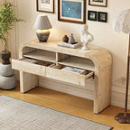 Console d'entrée, finition bois naturel