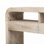 Console d'entrée, finition bois naturel
