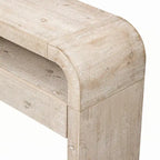 Console d'entrée, finition bois naturel