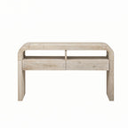 Console d'entrée, finition bois naturel
