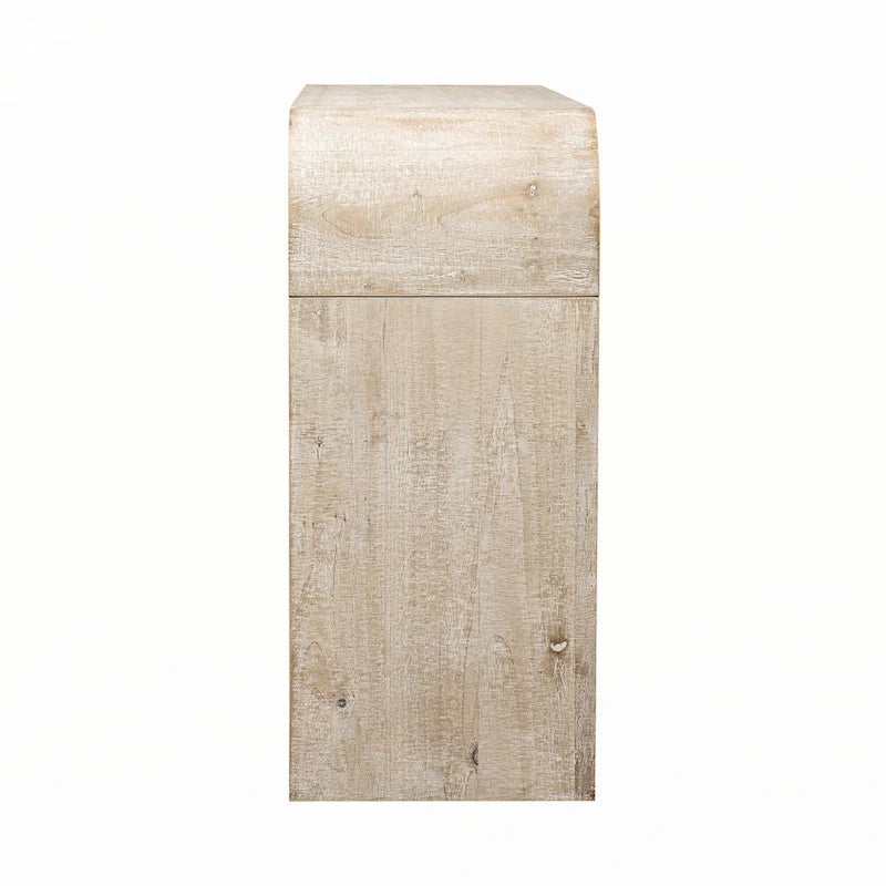 Console d'entrée, finition bois naturel