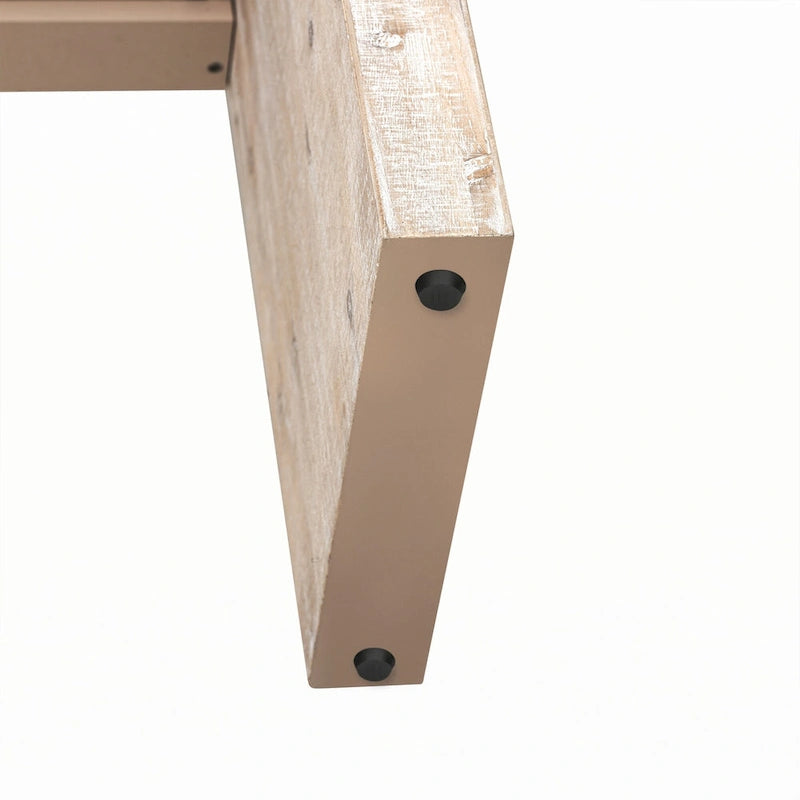 Console d'entrée, finition bois naturel