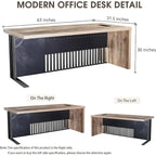 Modern Executive Office Desk Computer Desk Bussiness for Work Writing